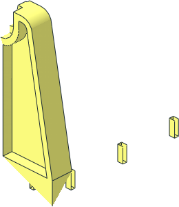 ~Duplo Train Tipper Holder  2 x  6 - Quarter