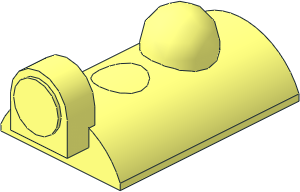 ~Duplo Train Steam Engine Boiler with Fixed Funnel - Boiler