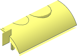 ~Duplo Train Steam Engine Boiler with Fixed Funnel - Boiler - Half