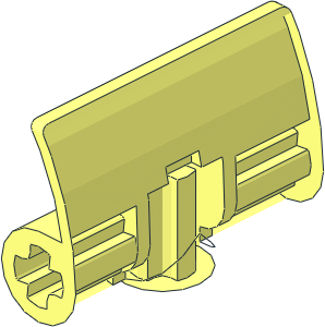 ~Technic Panel Curved  3 x  2 x  1 without Top and Front