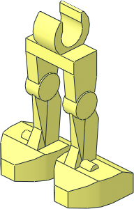 Minifig Mechanical Legs