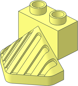 Duplo Train Steam Engine Cow Catcher