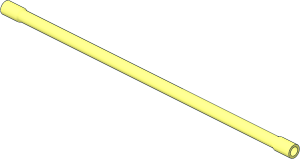 =Technic Pneumatic Tube 16L with End Bulges