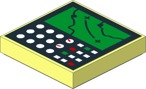 Tile  2 x  2 with Electronic Terrain Display Sticker