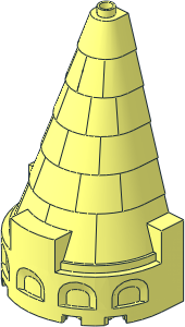 Duplo Roof Spire - Castle