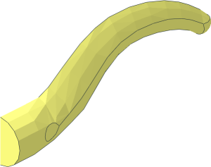 ~Animal Tail Bladed with Pin Half