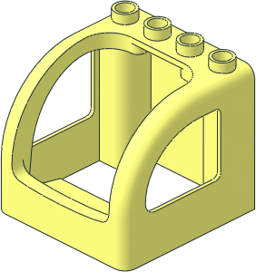 Duplo Cabin  4 x  4 x  3