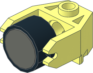 Magnet Holder  2 x  3 Technic Brick with Black Magnet