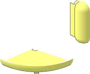 ~Duplo Pot  2 x  2 x  1.5  with Handles - Quarter