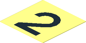 Sticker  1.3 x  1.3 with Black Number "2"