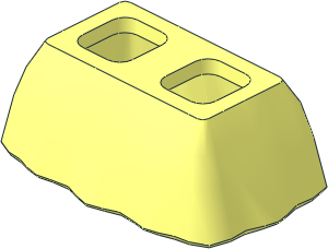 Minifig Skirt Wavy  1.1 Length