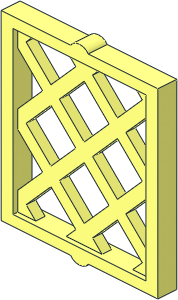 =Window  1 x  2 x  2 Pane Lattice Diamond