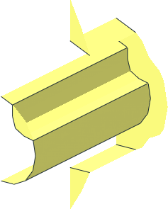 ~Wheel Rim 23 x 22 x 29 Offroad - Axlehole Half