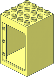 Duplo Door Frame  4 x  4 x  5