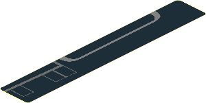 Sticker  5.0 x  0.8 with Gear Lever Console Right