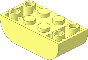 =Brick  2 x  4 with Rounded Bottom