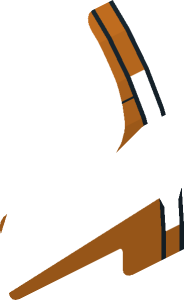 ~Sticker  3.0 x  6.8 with Porsche Bag Print (Formed Half)