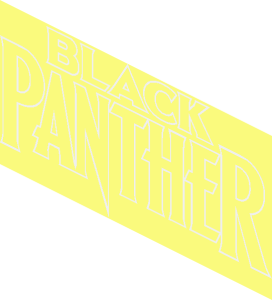 ~Logo Black Panther White