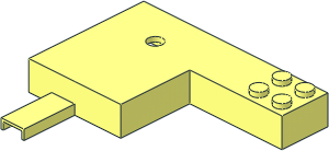 ~Train Track 12V Tapered Point Left Housing (Obsolete) ~Train Track 12V Tapered Point Left Housing (Obsolete)