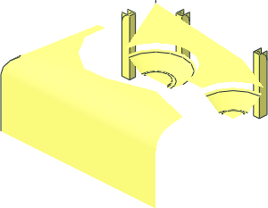 ~Duplo Tile  2 x  4 x  1 with Cushion Profile - Corner