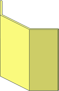 Glass for Window Bay  3 x  8 x  6