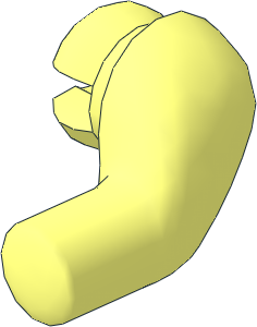 Minifig Arm Left Stump