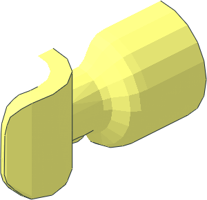 ~Minifig Hand Prosthetic - Half