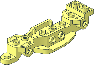 Car Base  3 x  9 x  1.333 with Axle Holes