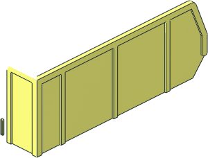 ~Duplo Long Tipper Bucket Bed with Lip - Half