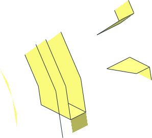 ~Wheel Rim  8 x 11.2 with Centre Groove and one Curved Side without Patternable Surfaces - 1/8th