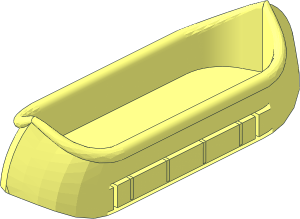 ~Duplo Canoe  2 x  8 - Without Patterned Surface