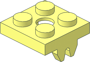 Magnet Holder Plate  2 x  2 Bottom