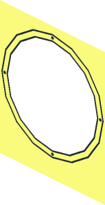 ~Panel  1 x  2 x  2 with Porthole Pattern