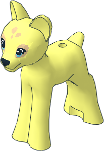 Animal Fawn Friends Medium Azure Eyes, Black Eyelashes and Nose, Tan Eye Patches and Spots Pattern Animal Fawn Friends Medium Azure Eyes, Black Eyelashes and Nose, Tan Eye Patches and Spots Pattern