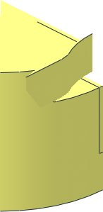 ~Duplo Round Brick with Radiating Bars - Eight