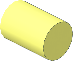 ~Duplo Round Brick with Radiating Bars - Cylinder 1