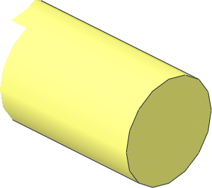 ~Duplo Round Brick with Radiating Bars - Cylinder 2