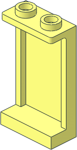 =Panel 1 x 2 x 3 Reinforced with Hollow Studs =Panel 1 x 2 x 3 Reinforced with Hollow Studs