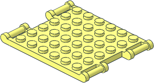 Plate  6 x 6 with 4 Bars