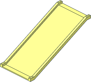 Car Track 32 x 16 x  1 Inclined