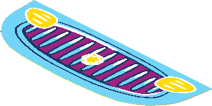 Sticker  1.4 x  3.9 D-shape with Magenta Car Grille, Yellow Lights and Star