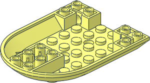 Plane Bottom  6 x  8 x  1 with Two Holes