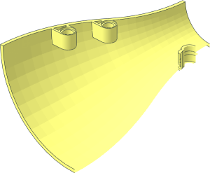 ~Technic Panel Bell Half 10 x 11 x  5.5 without Patternable Surfaces - Half