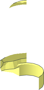 ~Plant Flower Bell Shaped  1 x  1 x  1.333 - without Patternable Surfaces 1/8th with Cutout