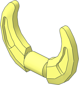 Minifig Weapon Crescent Blade