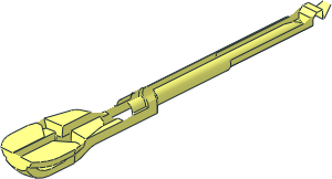 ~Arrow with Solid Shaft Half Y-Sym