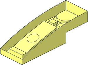 ~Slope Brick Curved  3 x  1 without Top Surface