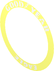 ~Wheel 50 White "GOODYEAR EAGLE" Pattern