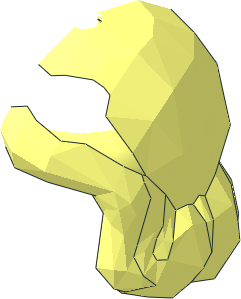 ~Minifig Hair Short with Curls with Bow - Hair