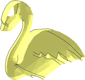 ~Animal Flamingo without Patternable Area - Half